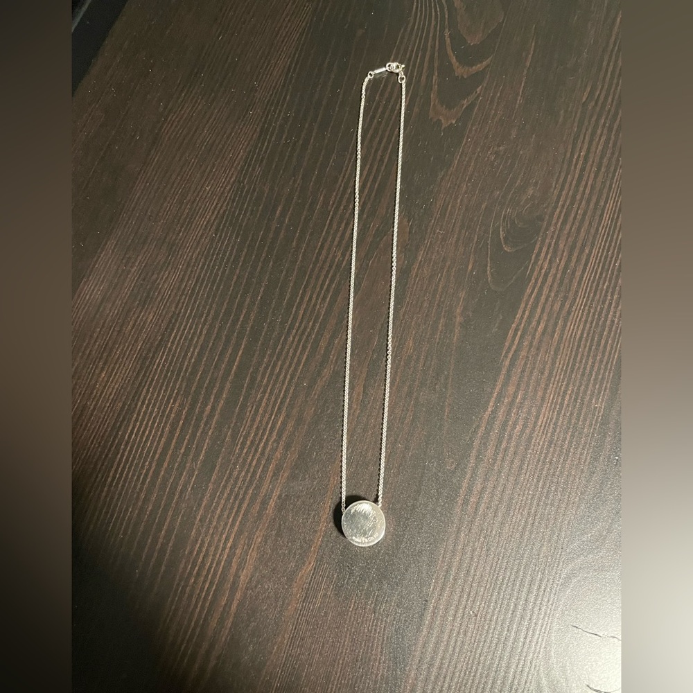 Tiffany & Co Concave Circle Pendant Necklace - Picture 3 of 10